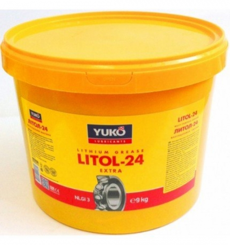 

Смазка Литол-24 YUKO 9кг/ведро 10л 148526