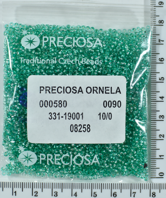 

Бисер PRECIOSA №10/0 блестящ №08258 пакет 50 грамм уп=1пакет