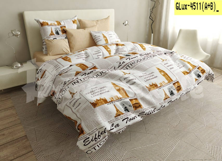 

Лондонская газета ко - Бязь Gold - Полуторный комплект