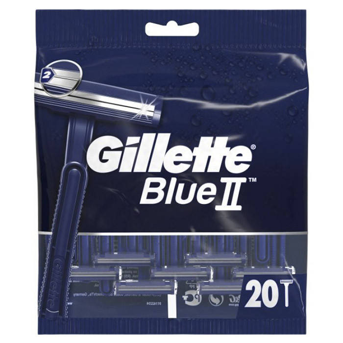 

Станок для бритья Gillette Blue 2 одноразовый 20 шт, Синий