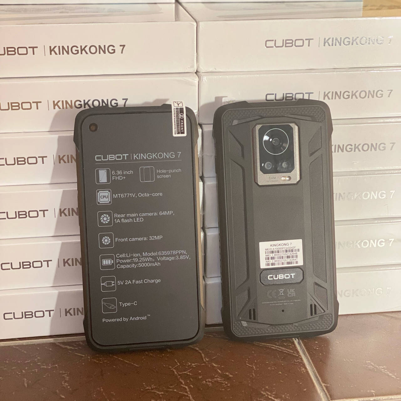 

Смартфон Cubot KingKong 7 Black 8/128Gb 5000mAh Android 11, Черный