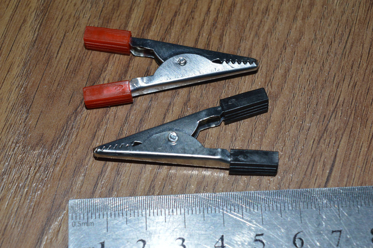 

Зажим крокодил (пара)