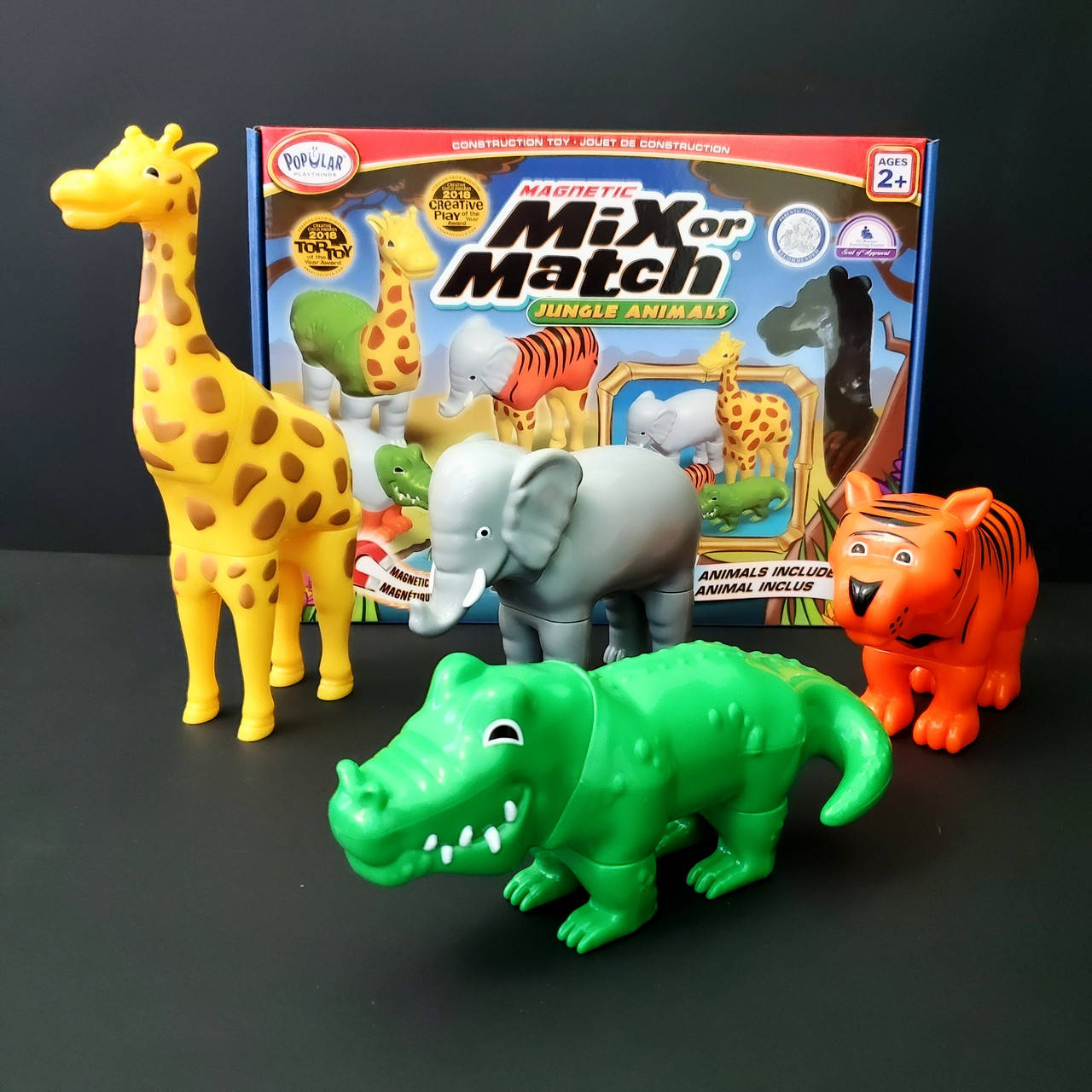 

Игровой магнитный набор "Животные джунглей" Popular Playthings, Разные цвета