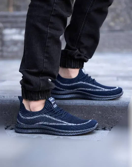 

Мужские летние кроссовки, кроссовки сетки, иззи 44, Черный