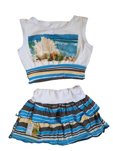 

Костюм детский на лето для девочки трикотажный размер 68. От 2шт по 39грн, Разные цвета