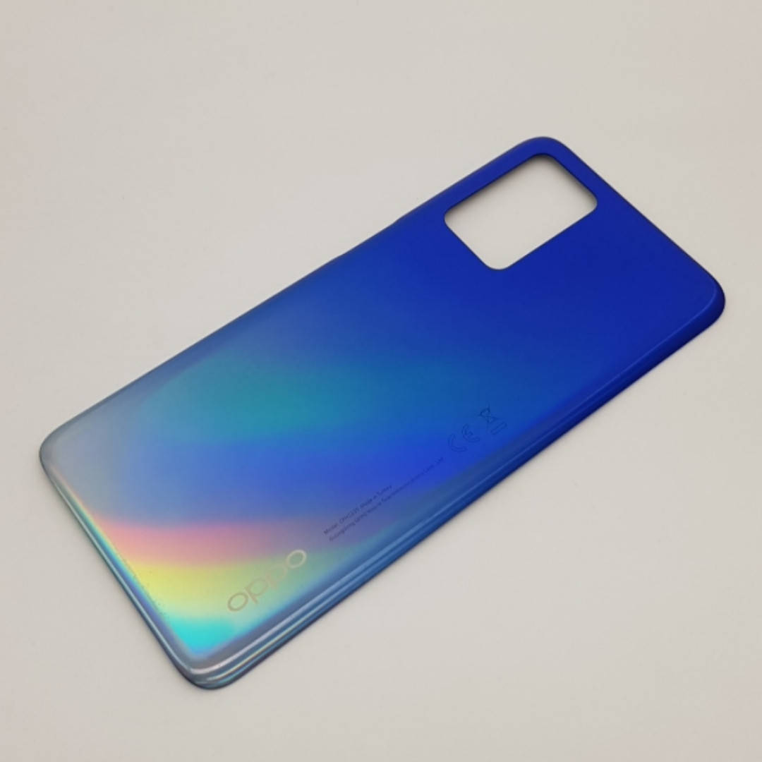 

Крышка Oppo A54 CPH2239 синяя Сервисный оригинал с разборки, Синий