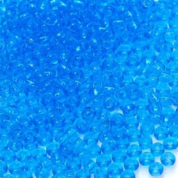 

124-10/0-60030 Бісер Чехія (прозорий, лазурно-блакитний)