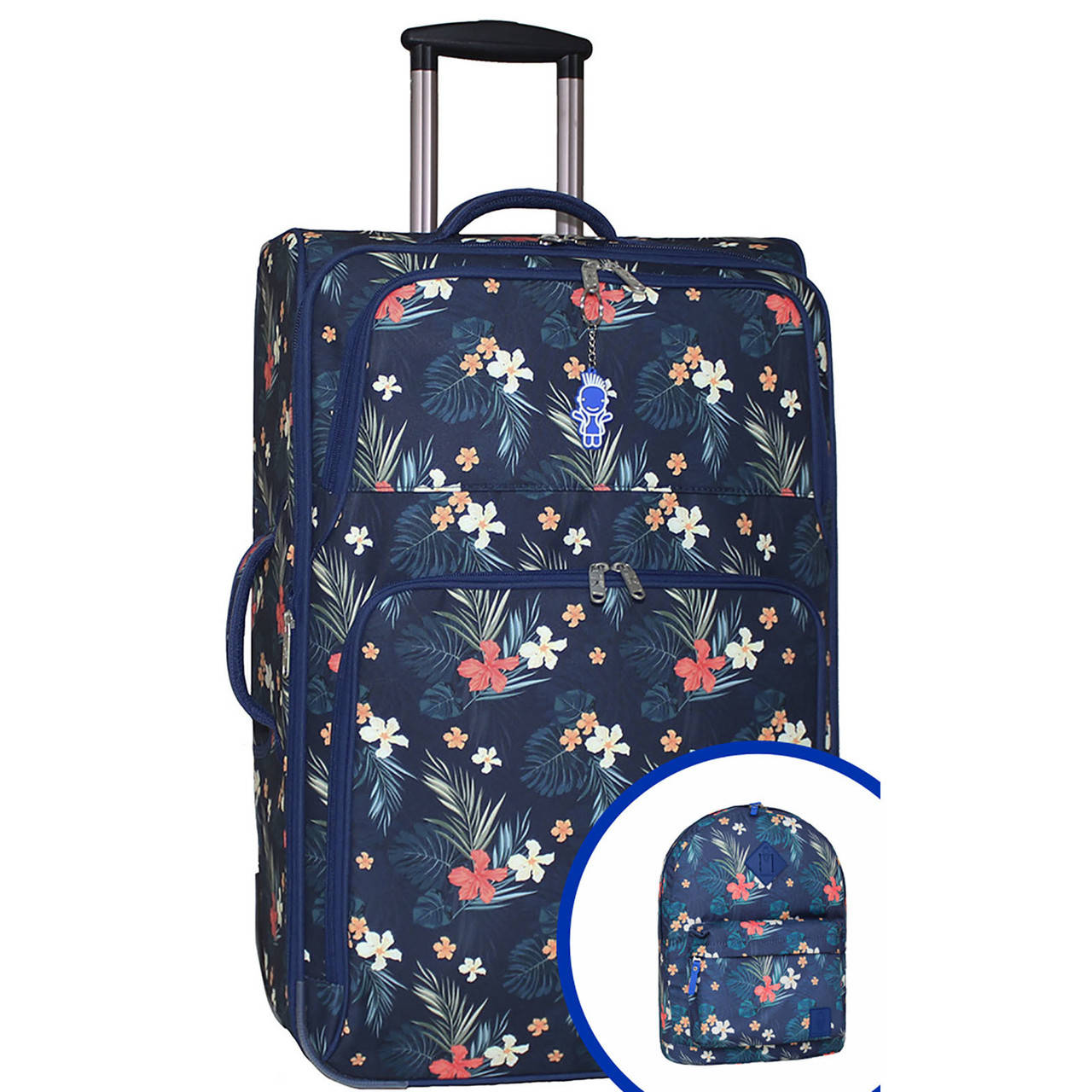 

Чемодан на колесах большой дорожный Комплект 13