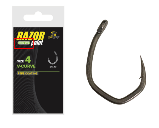 

Крючки Carp Spirit V-Curve №4 Razor Point в уп. 10шт.