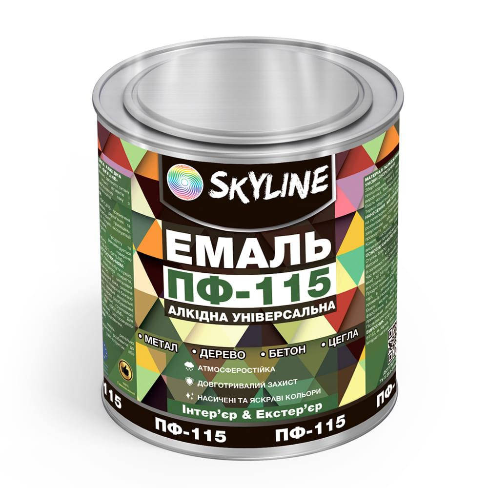 

Эмаль ПФ-115 алкидная универсальная атмосферостойкая «Skyline» Белый 0.9 кг