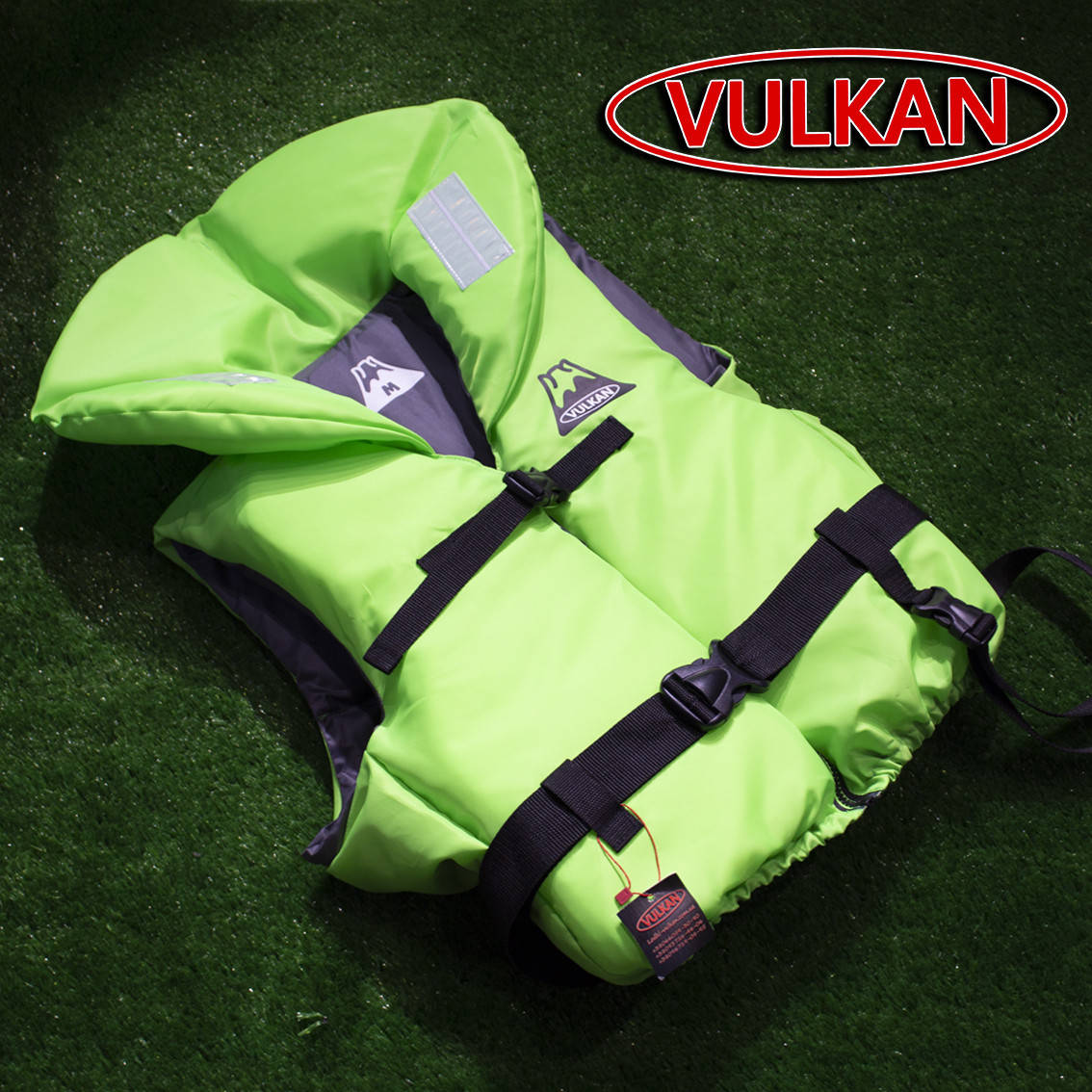 

Спасательный жилет Vulkan Neon green M (60-70 кг), Салатовый