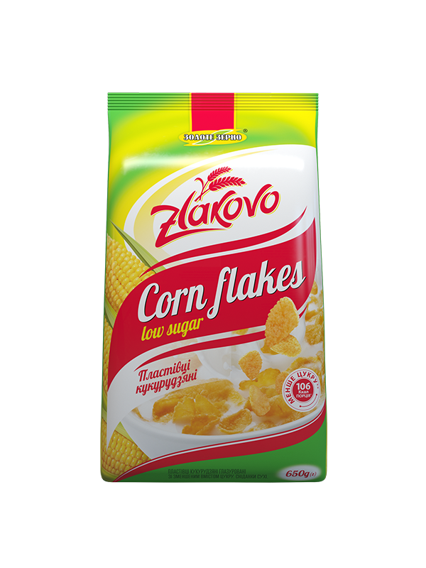 

Пластівці кукурудзяні low sugar 650 г
