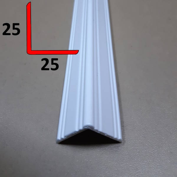 

Угол наружный фигурный из вспененного ПВХ 25х25, 2,7 м Белый