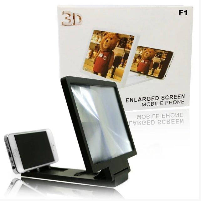 

Увеличитель экрана 3D подставка для телефона Enlarged Screen Mobile Phone, Белый