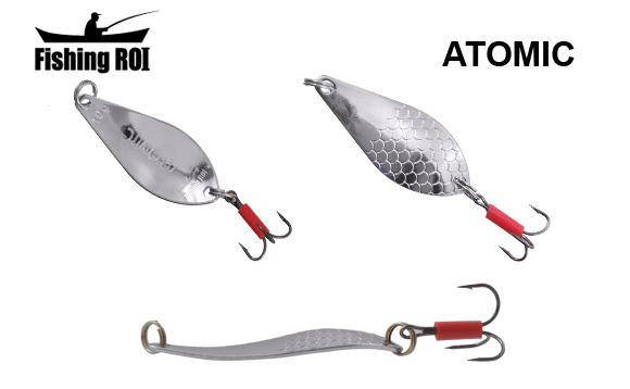 

Блесна Fishing ROI Atomic 14gr 001, Светло-серый