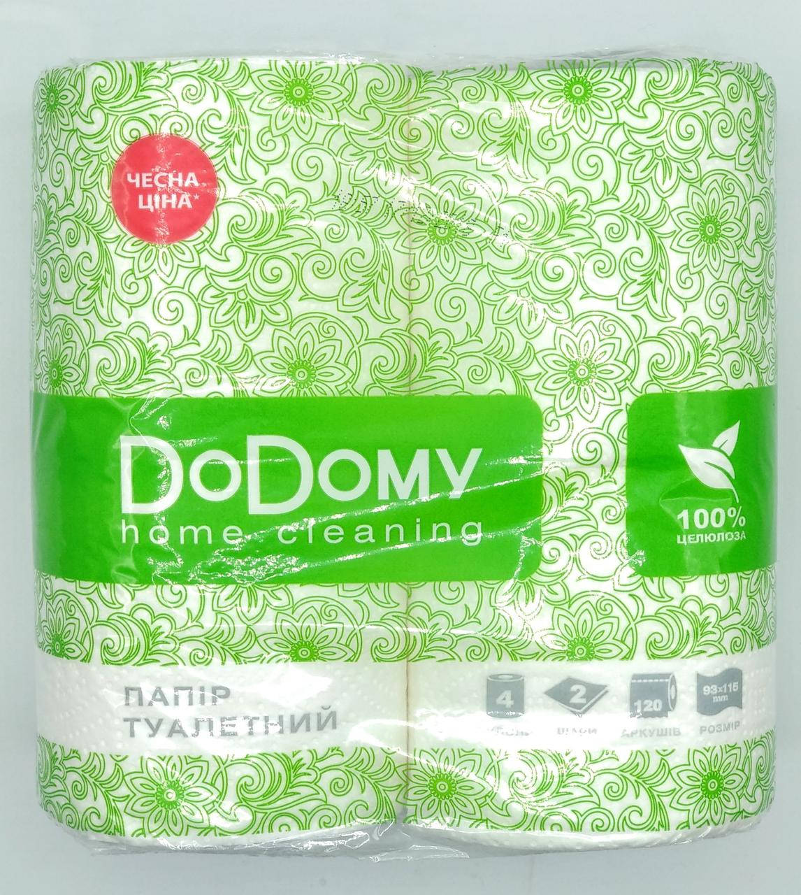 

Папір туалетний DoDomy 4 рул