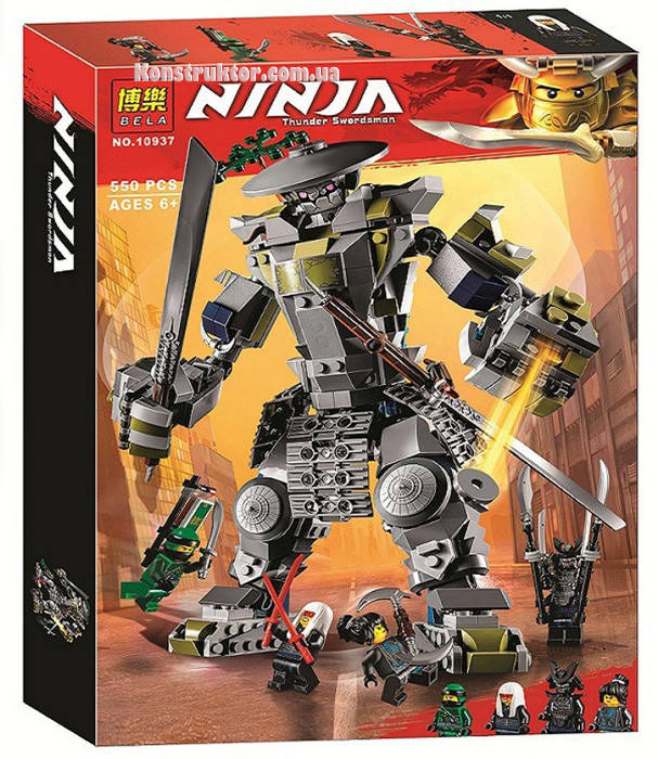 

Конструктор 10937 "Титан Они" Ниндзяго, 550 деталей., Разные цвета