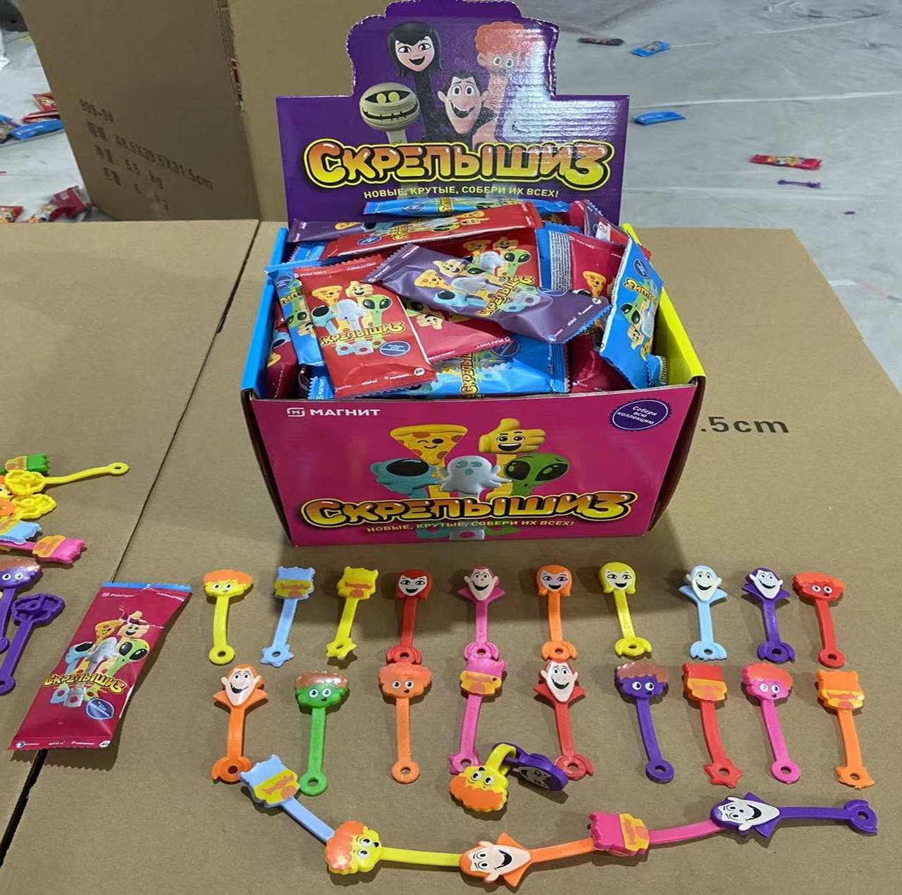 

Игрушка Скрепыши микс видов /12/2400/200шт в кор. (18101)