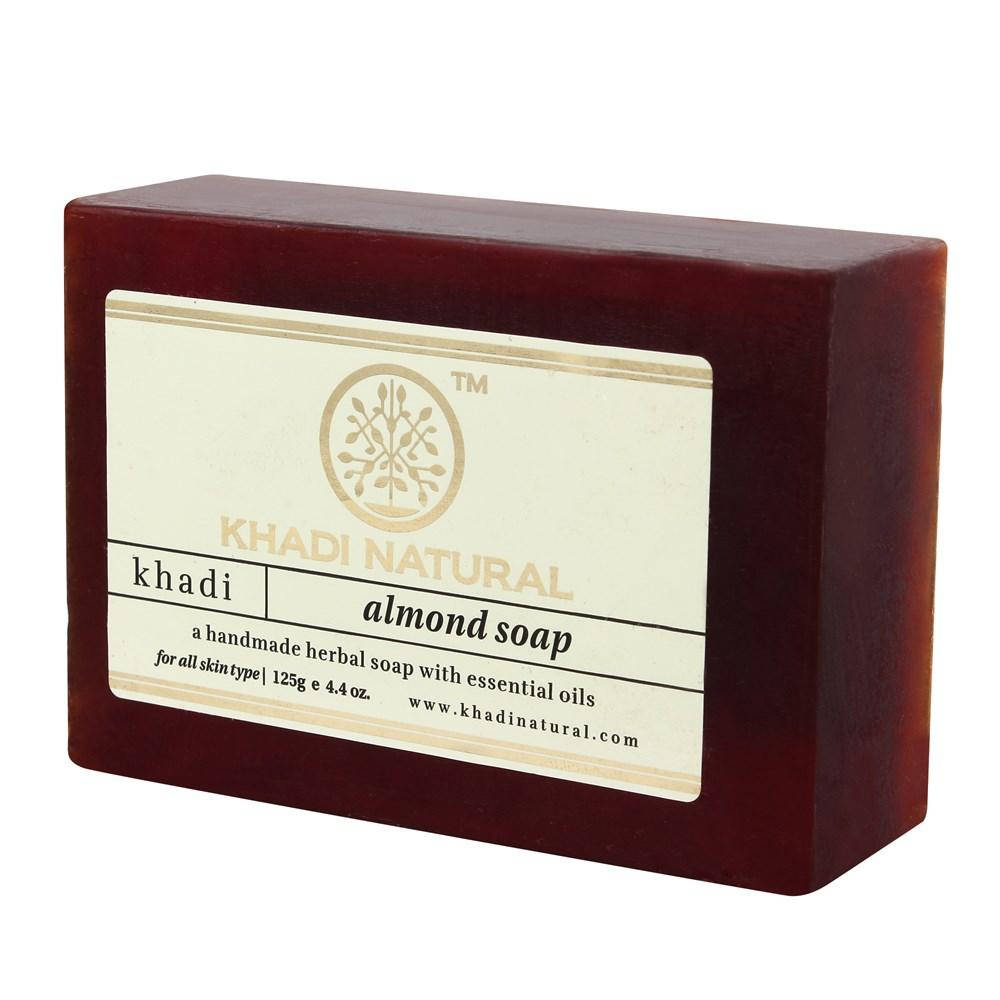 

Натуральное аюрведическое Мыло Кхади Миндаль 125 г, Almond Soap Khadi