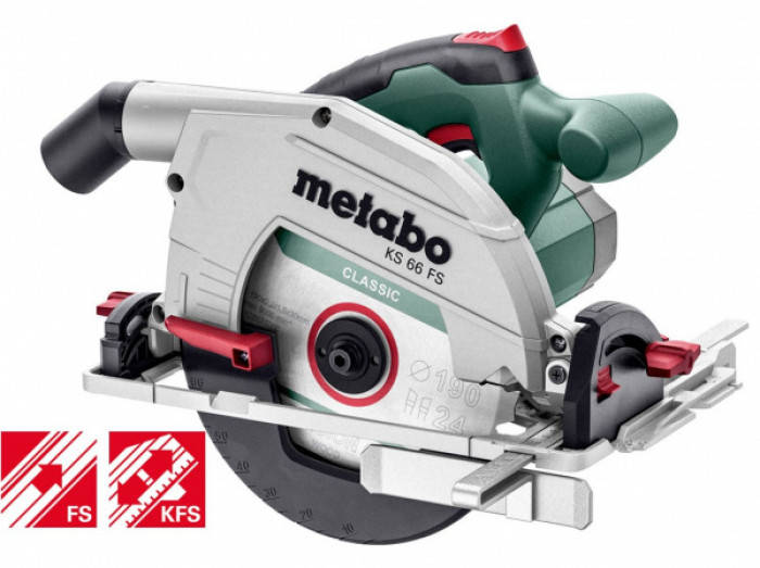 

Ручная дисковая пила Metabo KS 66 FS (1.5 кВт, 190 мм) (601066000)
