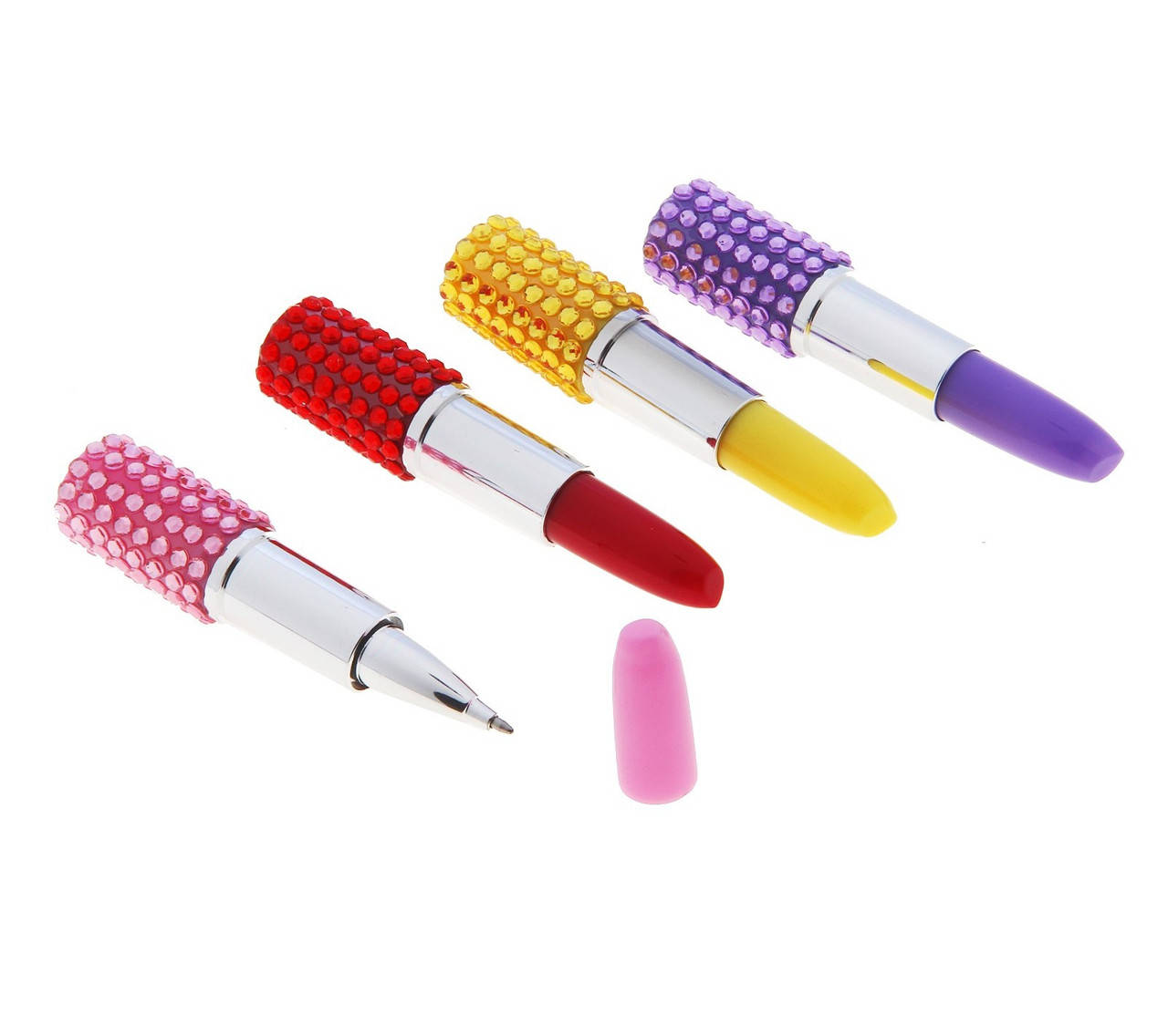 

Ручка Помада со стразами