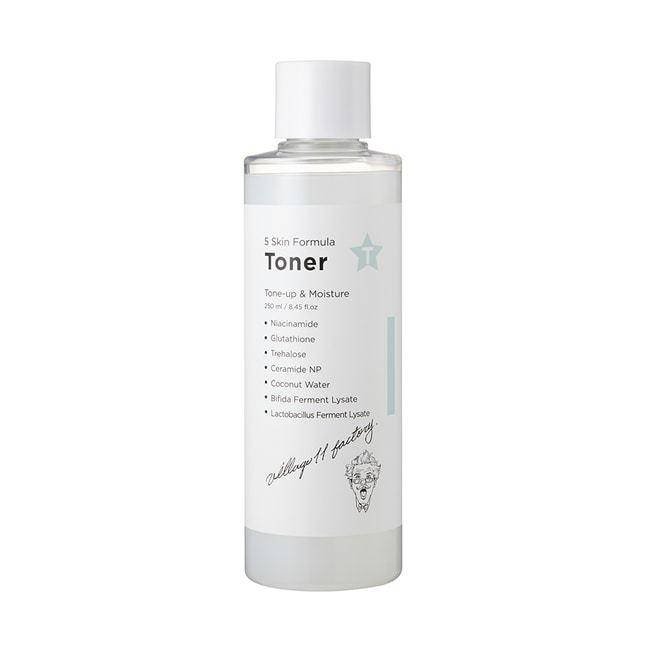 

Тонер осветляющий и увлажняющий для тусклой кожи лица Village 11 Factory Skin Formula Toner T