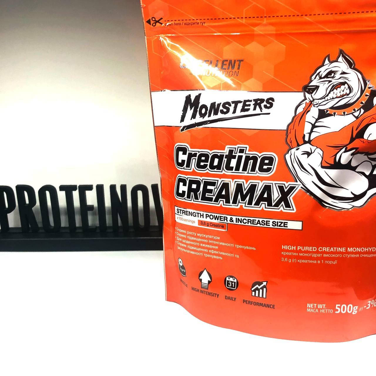 

Excellent - monsters Creatine creamax 500g