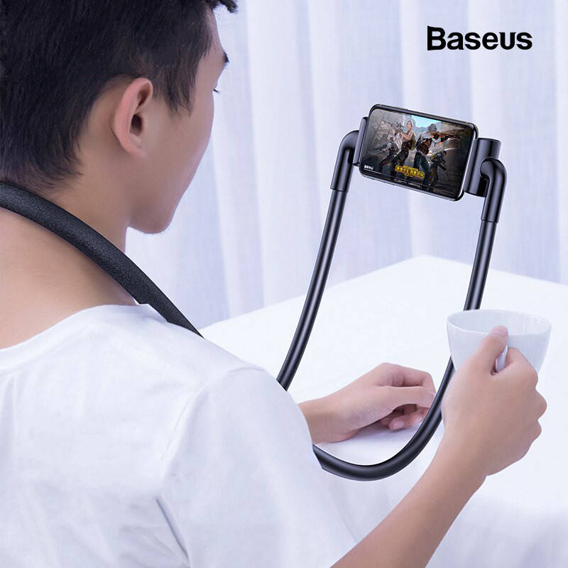 

Гибкий держатель для телефона Baseus Neck-Mounted Lazy Bracket (черный)
