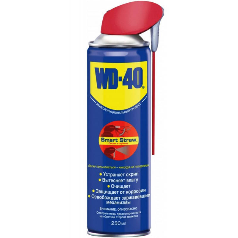 

Универсальный аэрозоль (смазка) WD-40 Smart Straw 250 мл (124W700050)
