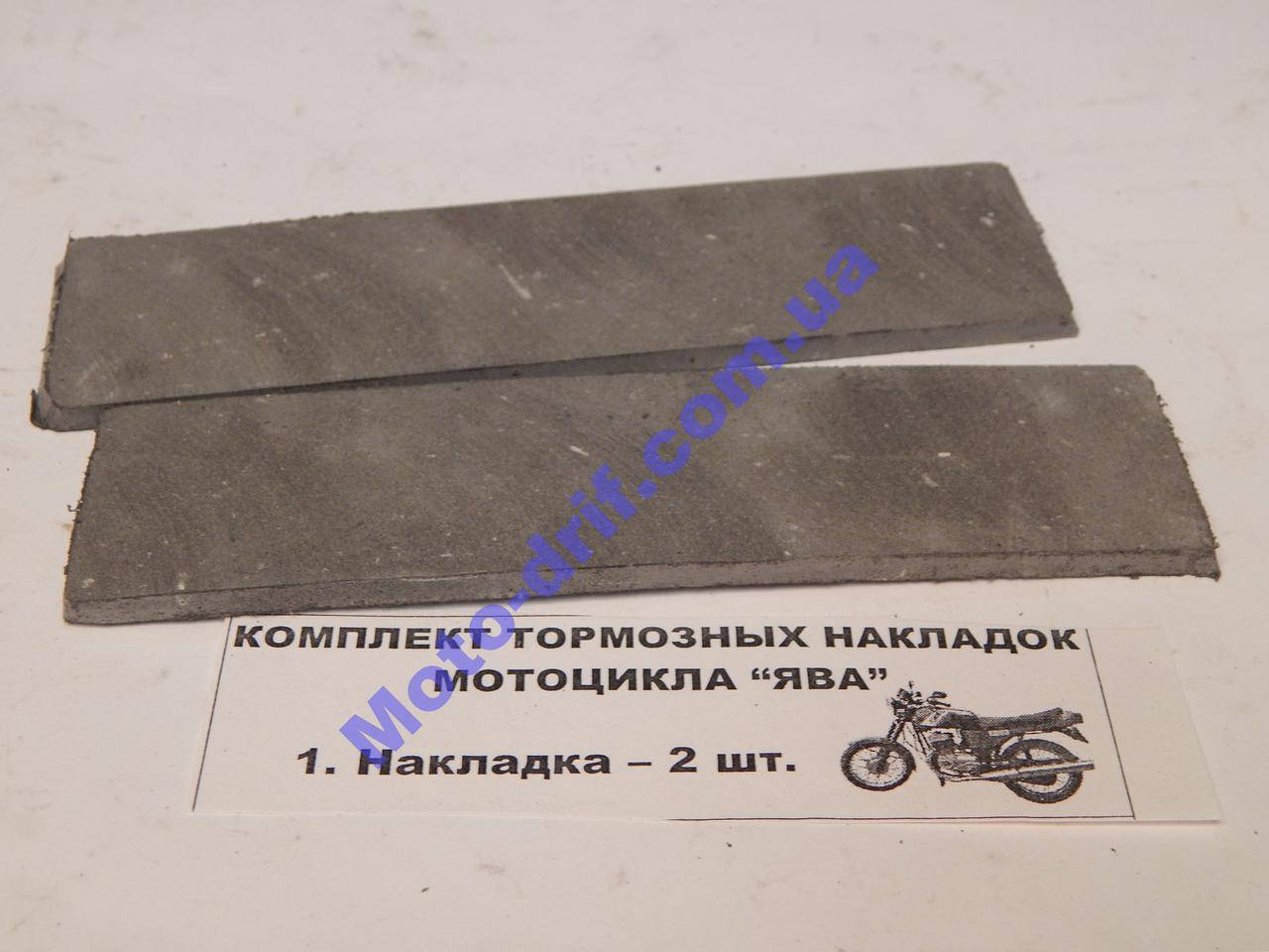 

Накладки тормозные Ява 634-638