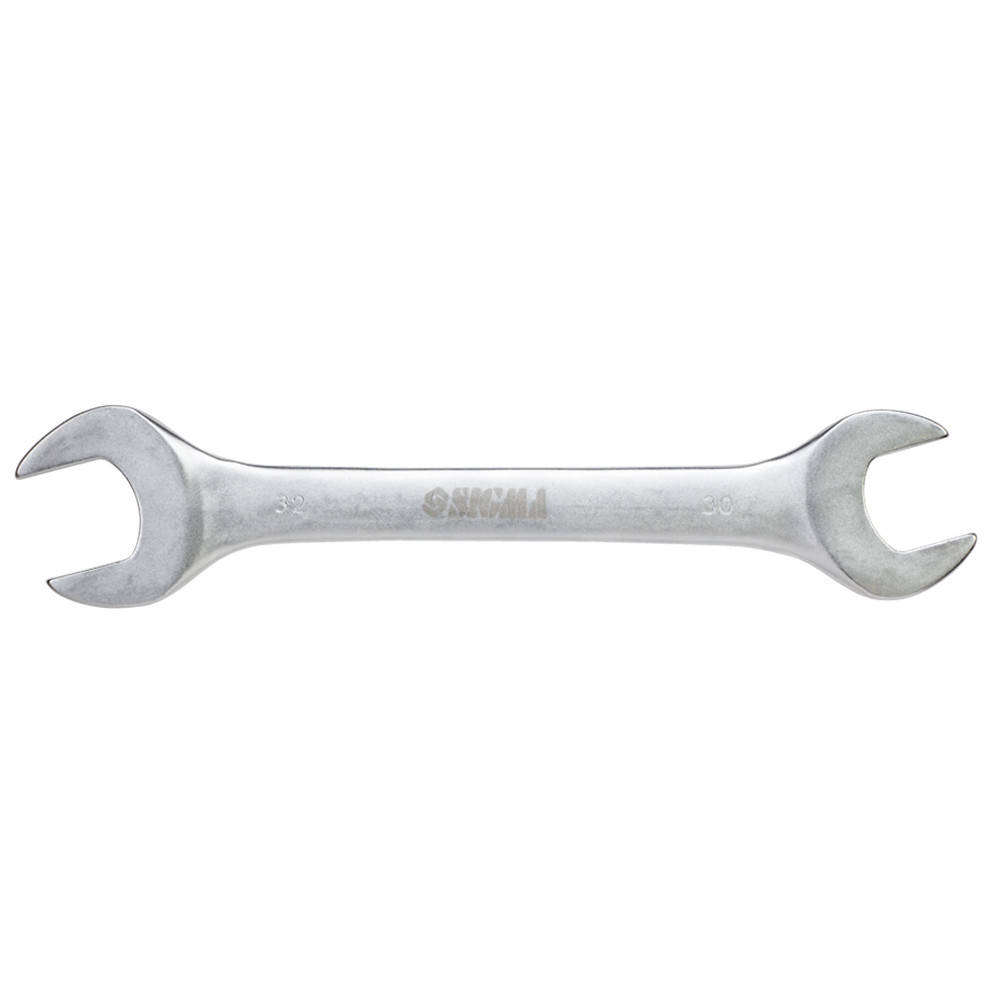 

Ключ рожковый двусторонний 30×32мм CrV satine sigma 6025971