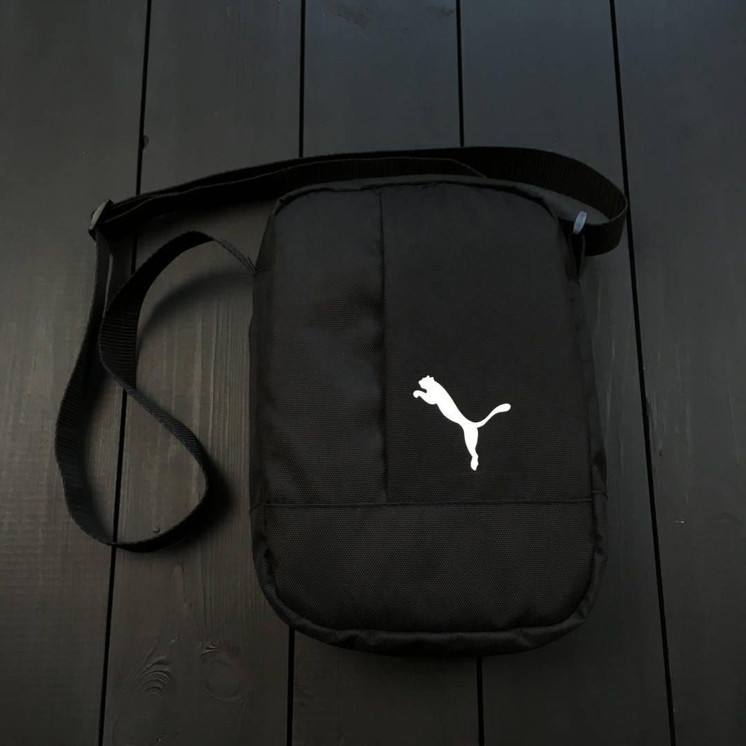 

Мужская текстильная сумка через плечо/мессенджер пума/Puma, Черный
