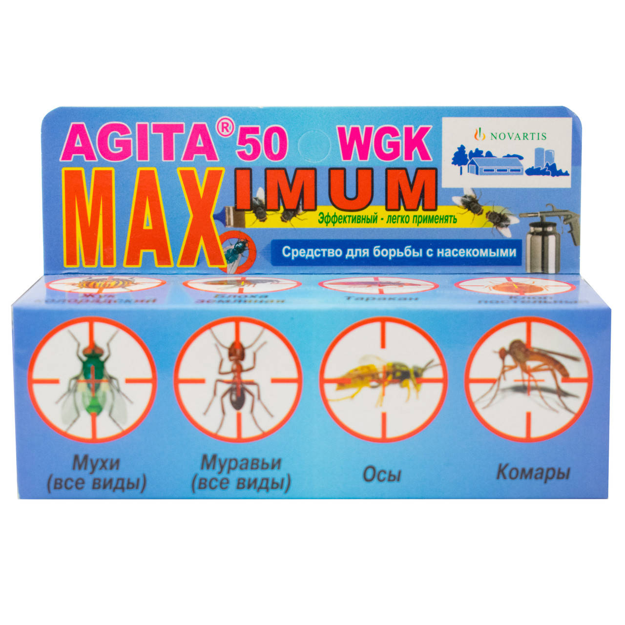 

Гранулы от мух Агита Maximum 50 WGK 60 г