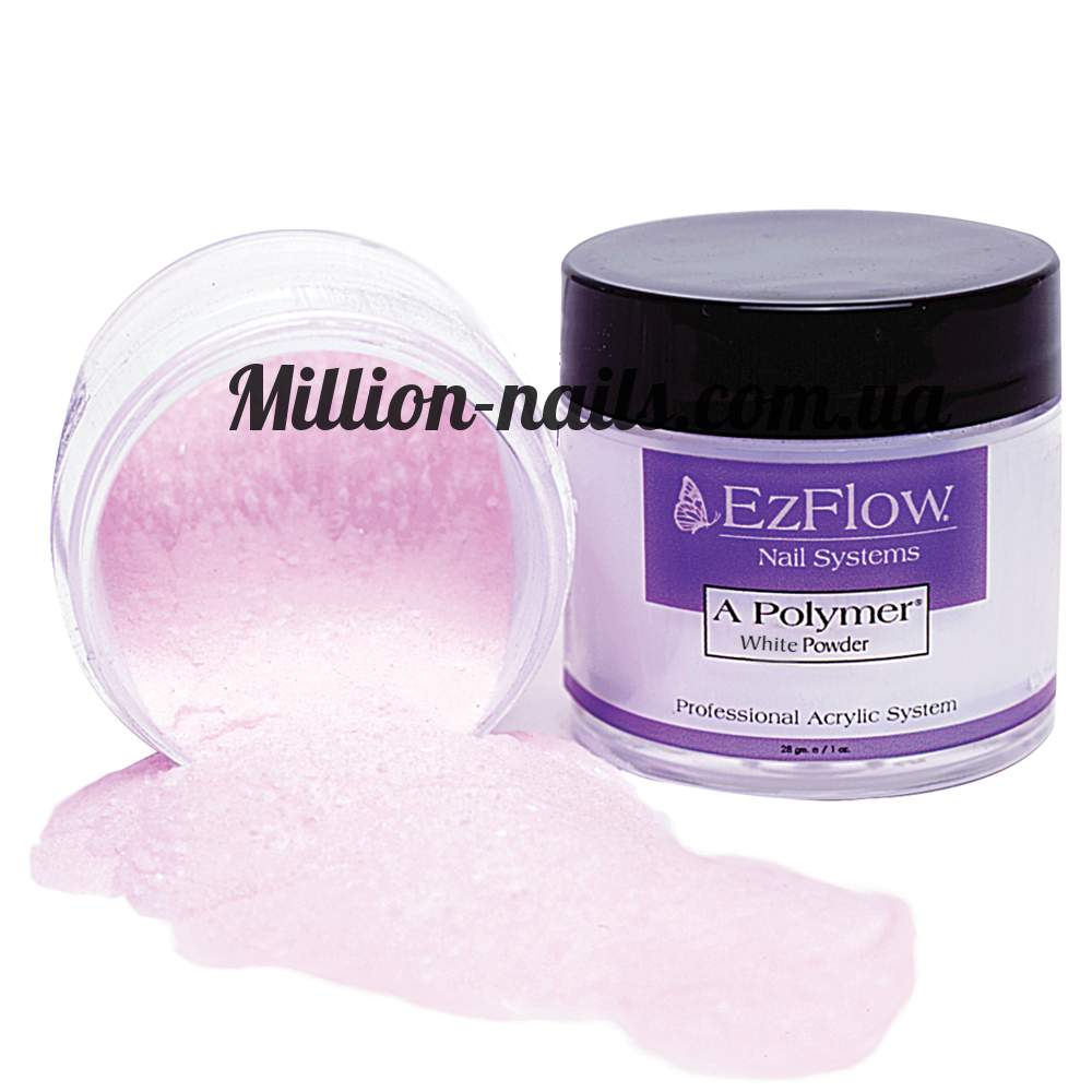 

Акриловая пудра для ногтей EzFlow Nail Systems (white) 28 гр., Белый