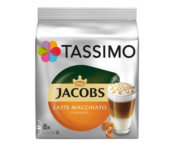 

Кофе в капсулах Tassimo Jacobs Latte Macchiato Caramel 8 шт