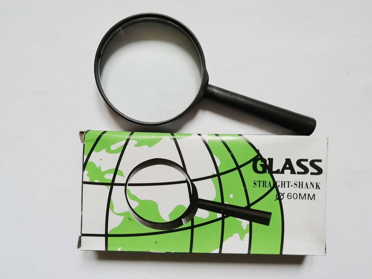 

Лупа с ручкой Magnifying Glass 60 мм, Черный