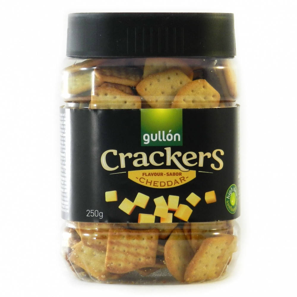 

Крекер с сыром чеддар Gullon Crackers Cheddar, 250г Испания