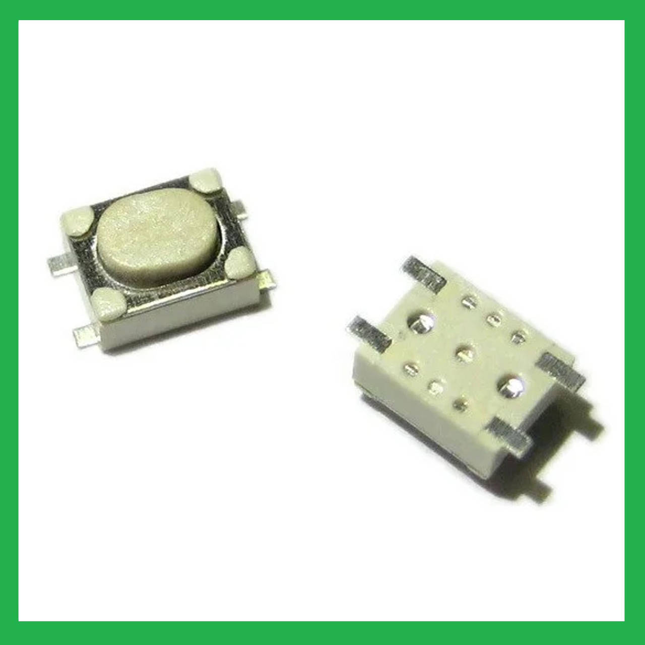 

Кнопка тактовая SMD 4-pin 4 X 3 X 2,5 мм. 1шт.