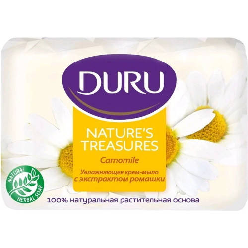 

Твердое мыло Duru Nature's Treasures Ромашка, 4/75 гр.
