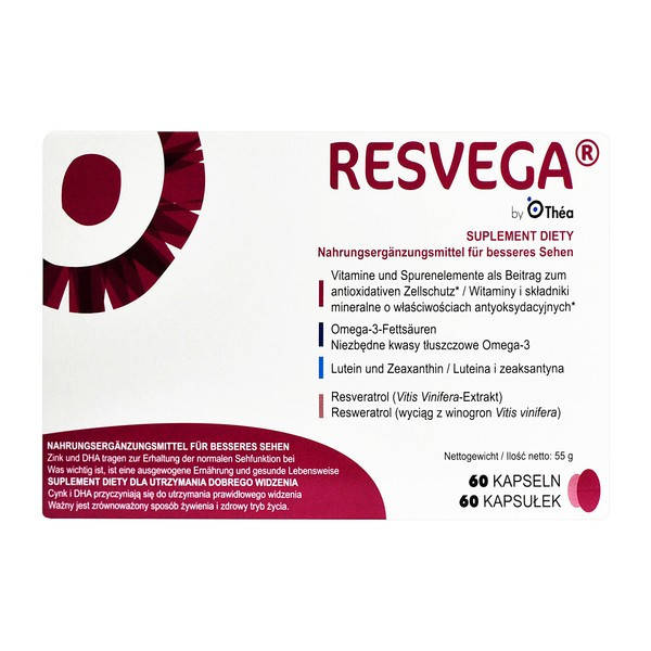 

Resvega - комплекс витаминов и минералов, 60 шт