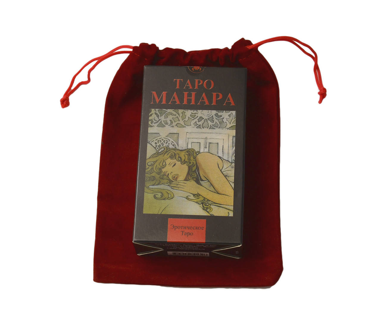 

Таро Манара с цветной рубашкой в красном бархатном мешочке ( ukraine )