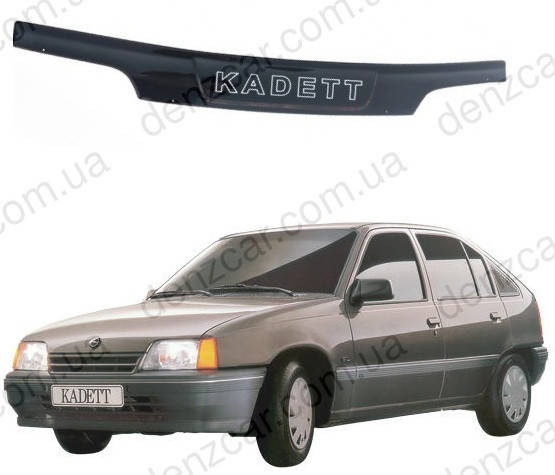 

Дефлектор капота Opel Kadett 1984-1991\Мухобойка Опель Кадет