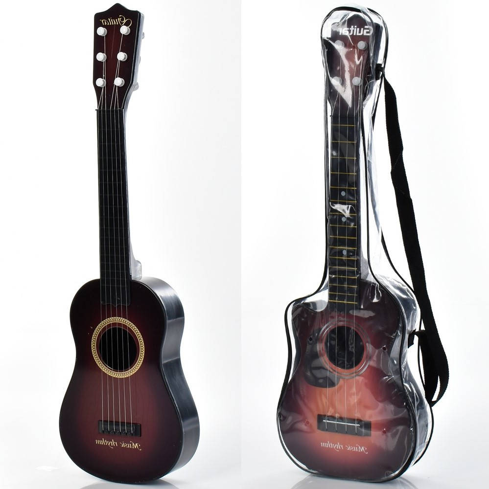 

Гитара детская 4-х струнная 55 см как настоящая в чехле B-74C-1-79C-3