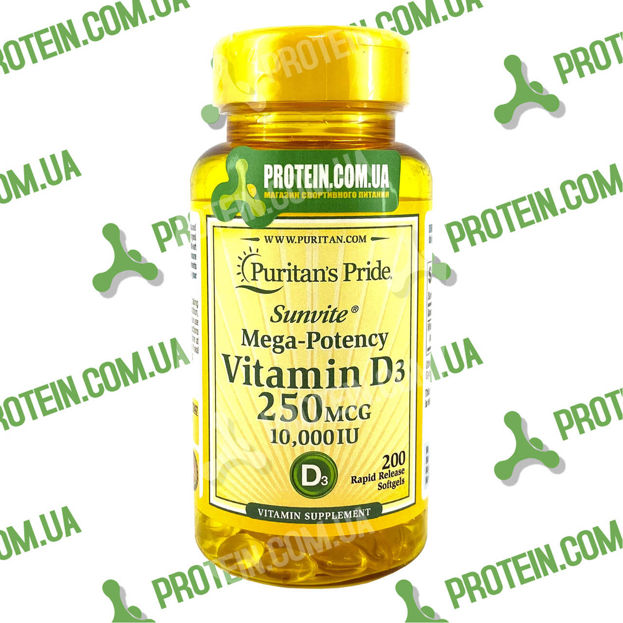 

Витамин Д3 Puritans Pride Vitamin D3 10000 IU 250 мкг 200 капс