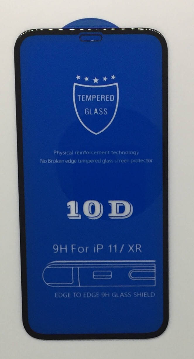 

Cтекло 10D для iPhone 11 Pro Max - защитное, black, Прозрачный