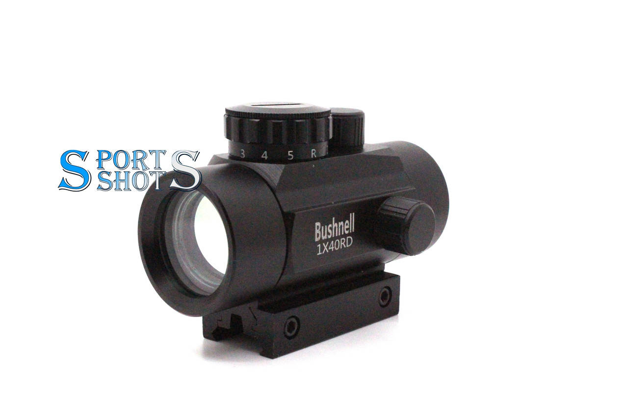 

Коллиматорный прицел Bushnell 1x40 RD (метка Dot, красный/зеленый), Черный