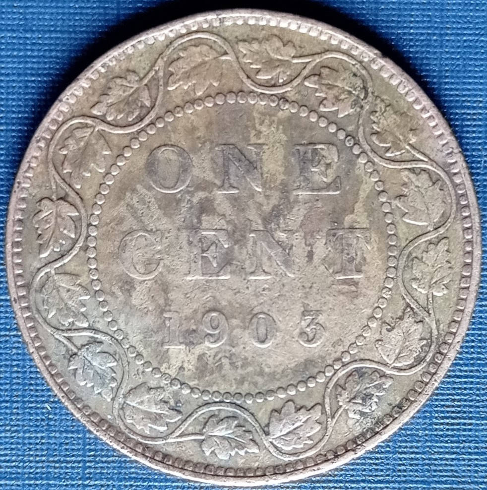 

Монета 1 цент Канада 1903