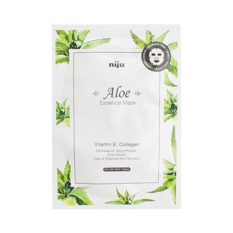 

Тканевая маска для лица с алоэ Konad Niju Aloe Essence Mask skin care 17 мл