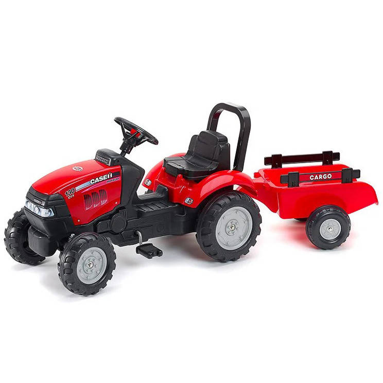 

Детский педальный трактор Case IH FALK 961B с прицепом на педалях для детей