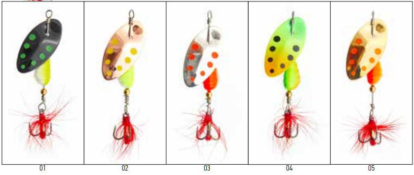 

Блешня оберталка LJ Area Trout Game EXCENTRIC IN-LINE 03 6.0г / 001, Белый
